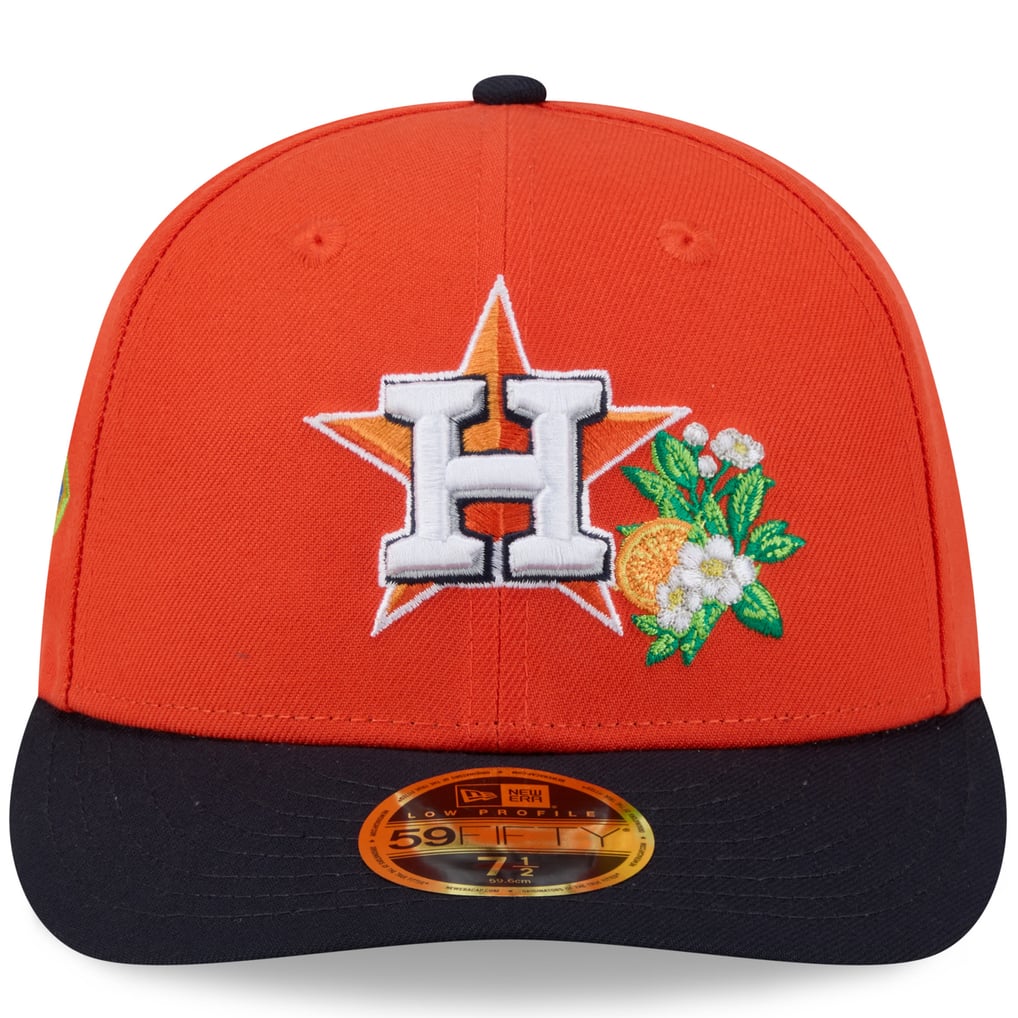  Houston Astros New Era 2026 Spring Training Low Profile 59FIFTY Fitted Hat - Orange/Navy