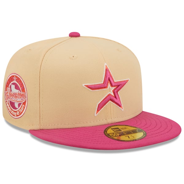 Houston Astros Mango Magenta baseball cap Houston Astros Two-Tone Color Pack Red Cap 59Fifty Fitted  main image 4