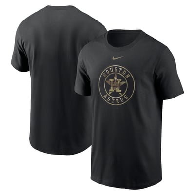 Houston Astros Nike Camo Logo Team T-Shirt - Black
