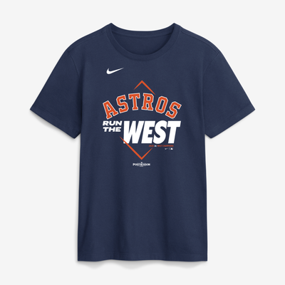 Houston Astros Nike 2026 AL West Division Champions T-Shirt - Navy