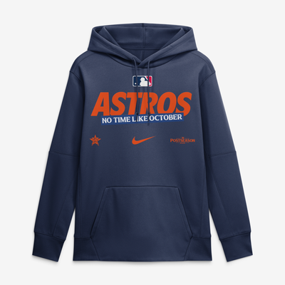 Houston Astros Nike 2026 MLB Postseason Authentic Collection Therma Fleece Hoodie - Navy