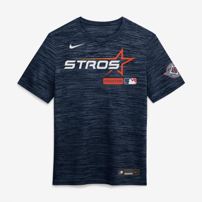 Houston Astros Nike Authentic Collection City Connect Velocity Dri-FIT T-Shirt - Navy