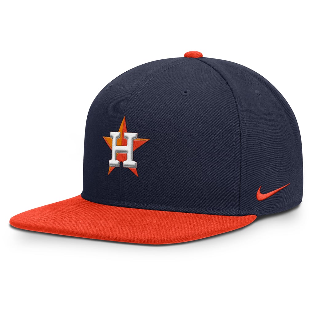  Houston Astros Nike Primetime Pro Dri-FIT Snapback Hat - Navy/Orange