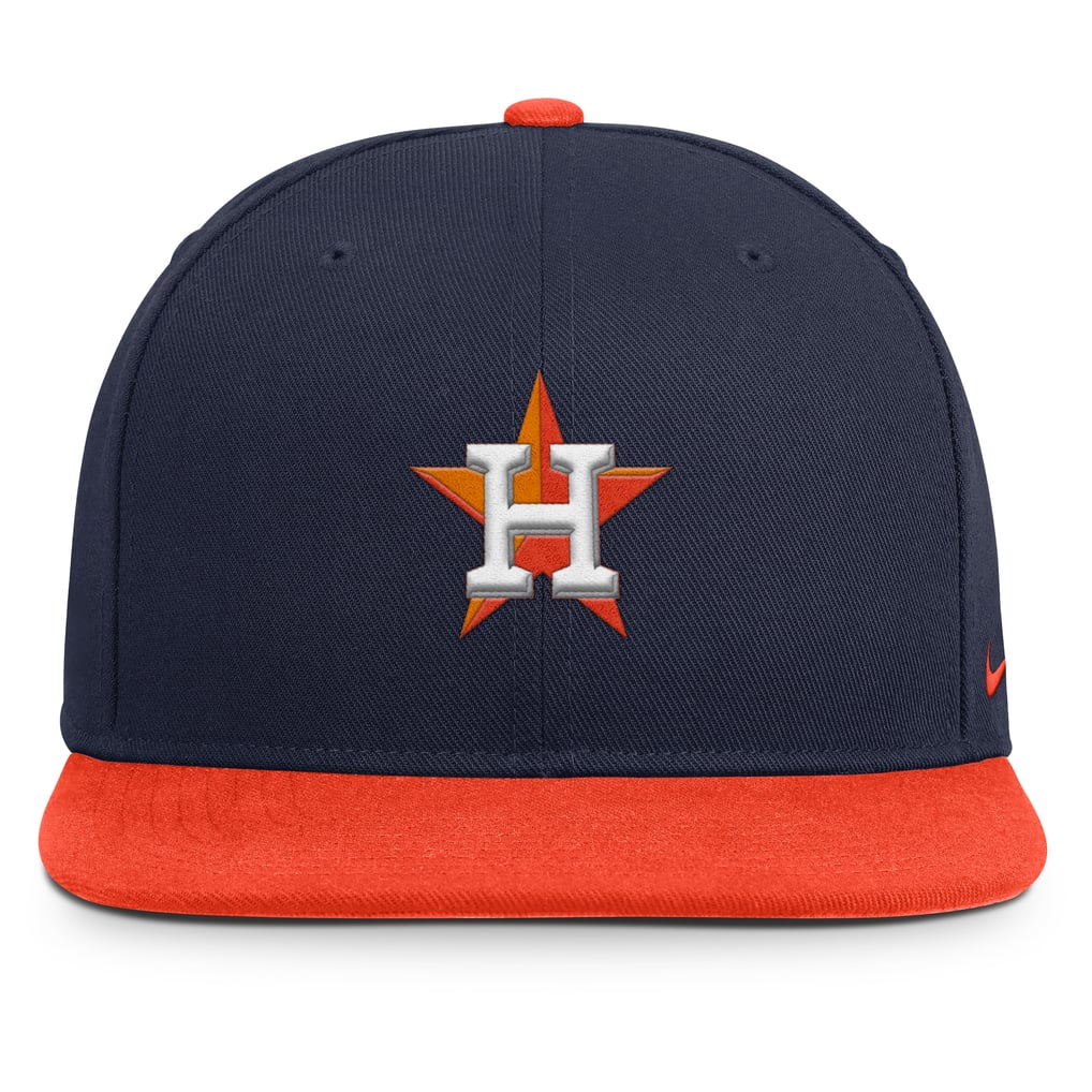  Houston Astros Nike Primetime Pro Dri-FIT Snapback Hat - Navy/Orange
