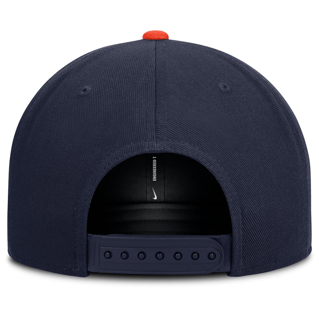  Houston Astros Nike Primetime Pro Dri-FIT Snapback Hat - Navy/Orange