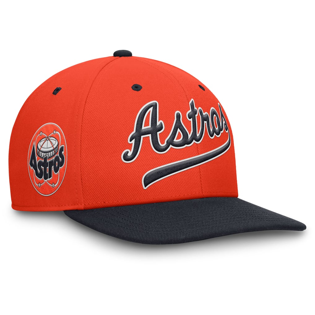 Houston Astros Nike Cooperstown Collection Pro Performance Snapback Hat - Orange/Navy