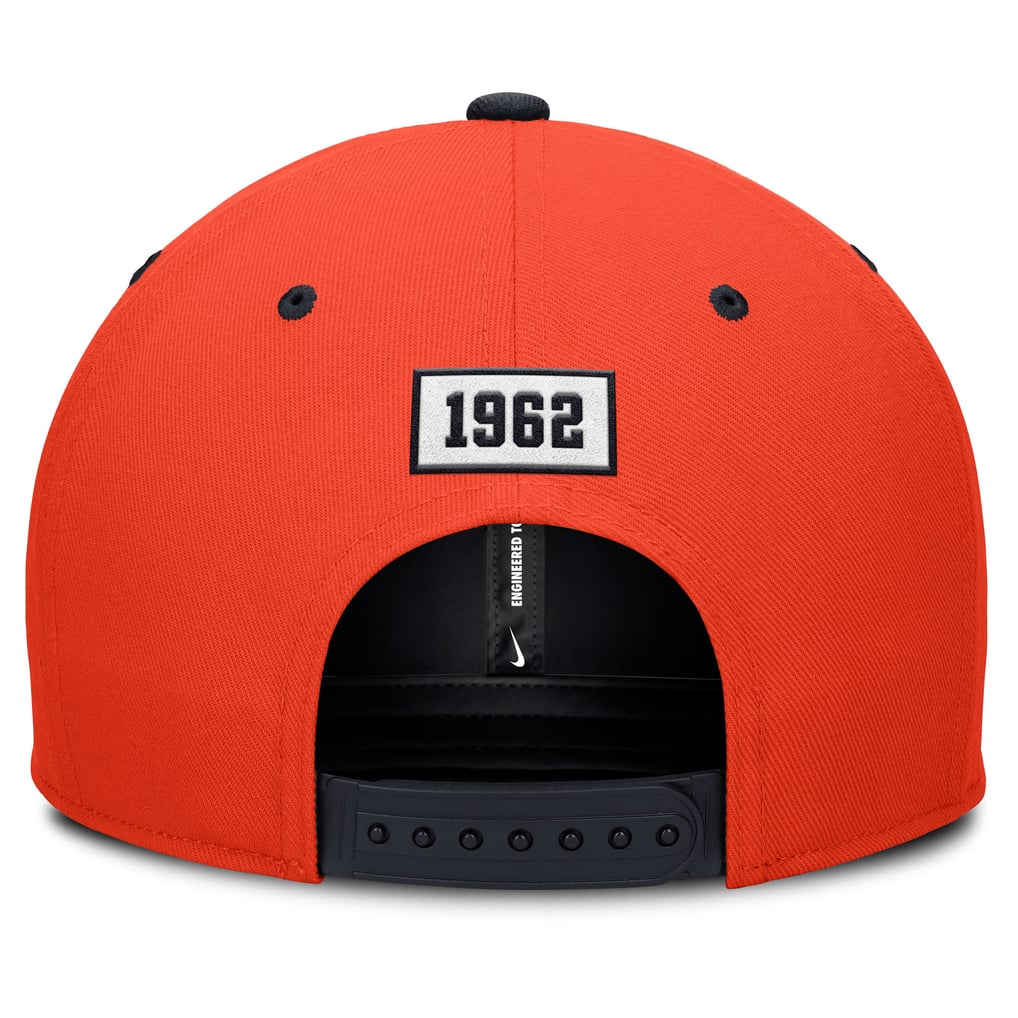 Houston Astros Nike Cooperstown Collection Pro Performance Snapback Hat - Orange/Navy