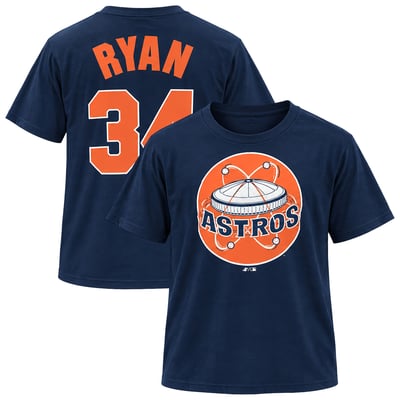 Nolan Ryan Houston Astros Big & Tall Cooperstown Name & Number T-Shirt - Navy