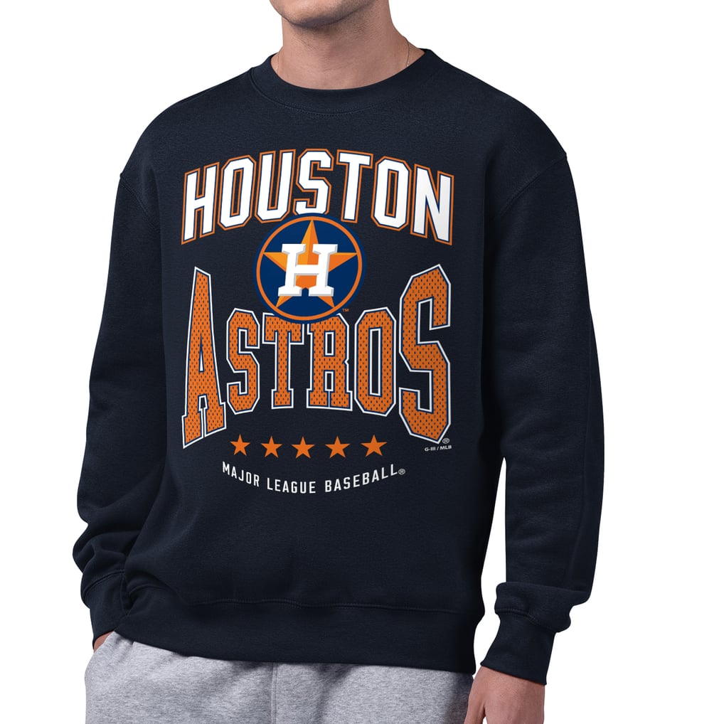  Houston Astros Starter Center Squeeze Fleece Sweatshirt - Navy