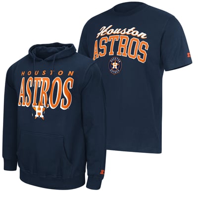 Houston Astros Starter Logo Hoodie & T-Shirt Combo Pack - Navy