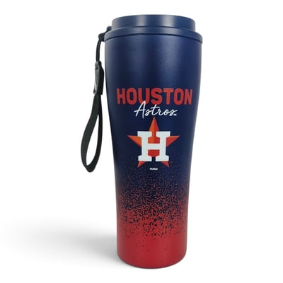 Houston Astros Pegasus 20oz Splatter Script Stainless Steel ProSip Coffee Cup with Strap