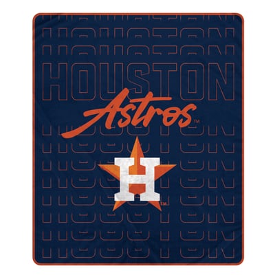 Houston Astros Pegasus Echo Script Fade 50" x 60" Ultra Soft Throw Blanket