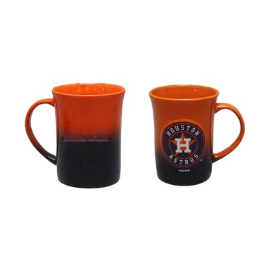 Houston Astros The Memory Company Two-Pack 15oz. Ceramic Ombre Mug Set