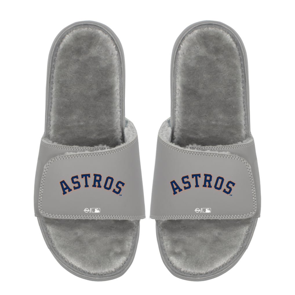  Houston Astros ISlide Unisex Logo Fur Slide Sandals