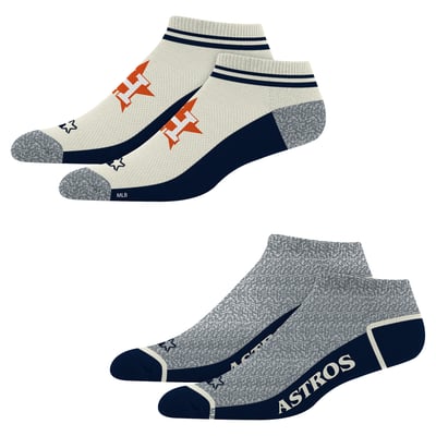  Houston Astros Starter Unisex Two-Pack Double Play Ankle Socks