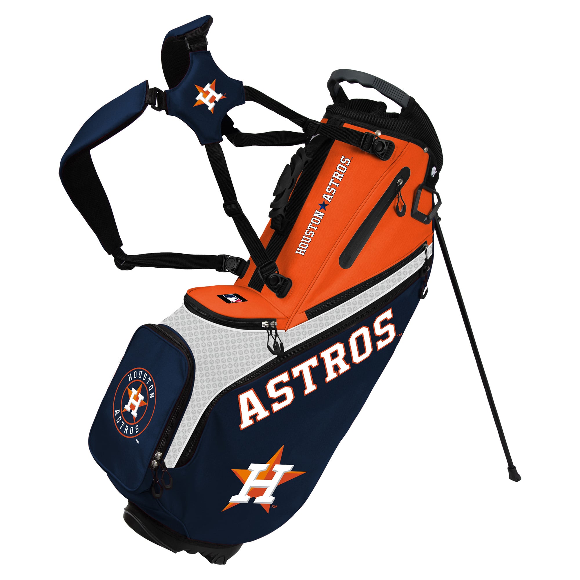 Houston Astros WinCraft Back Nine Stand Golf Bag