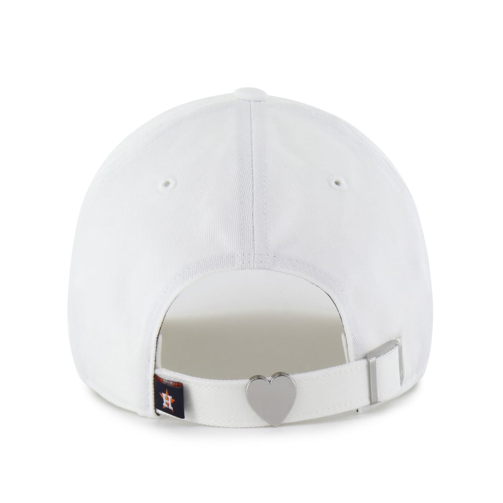 Houston Astros '47 Women's Trendy Script Clean Up Adjustable Hat - White