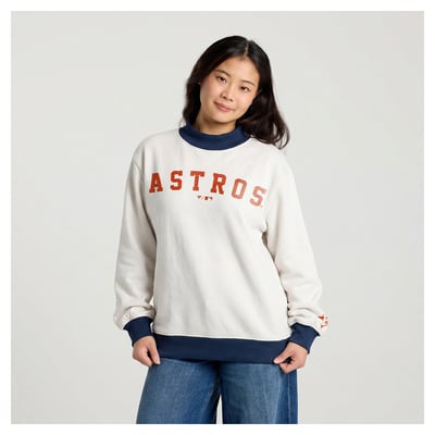 Houston Astros Fanatics Women's Sweatshirt - Cream