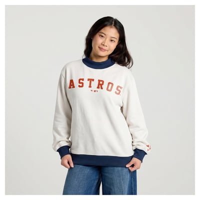 Houston Astros Fanatics Women's Sweatshirt - Cream
