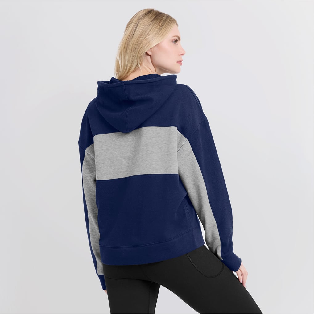 Houston Astros Fanatics Women's Filled Stat Sheet Pullover Hoodie - Navy