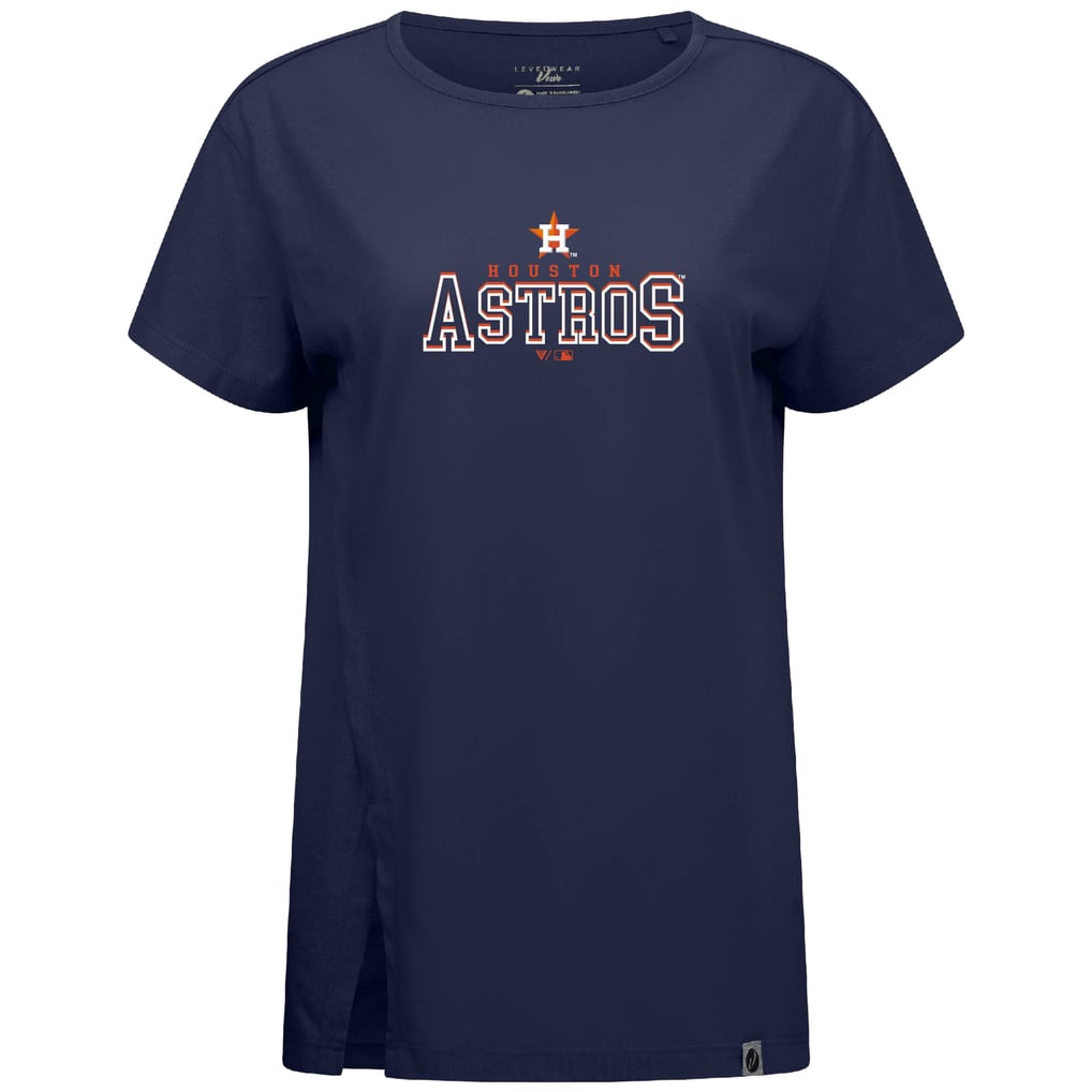 T-shirt Femme Houston Astros Bling 5th & Ocean - Neuf Avec étiquettes - Baseball