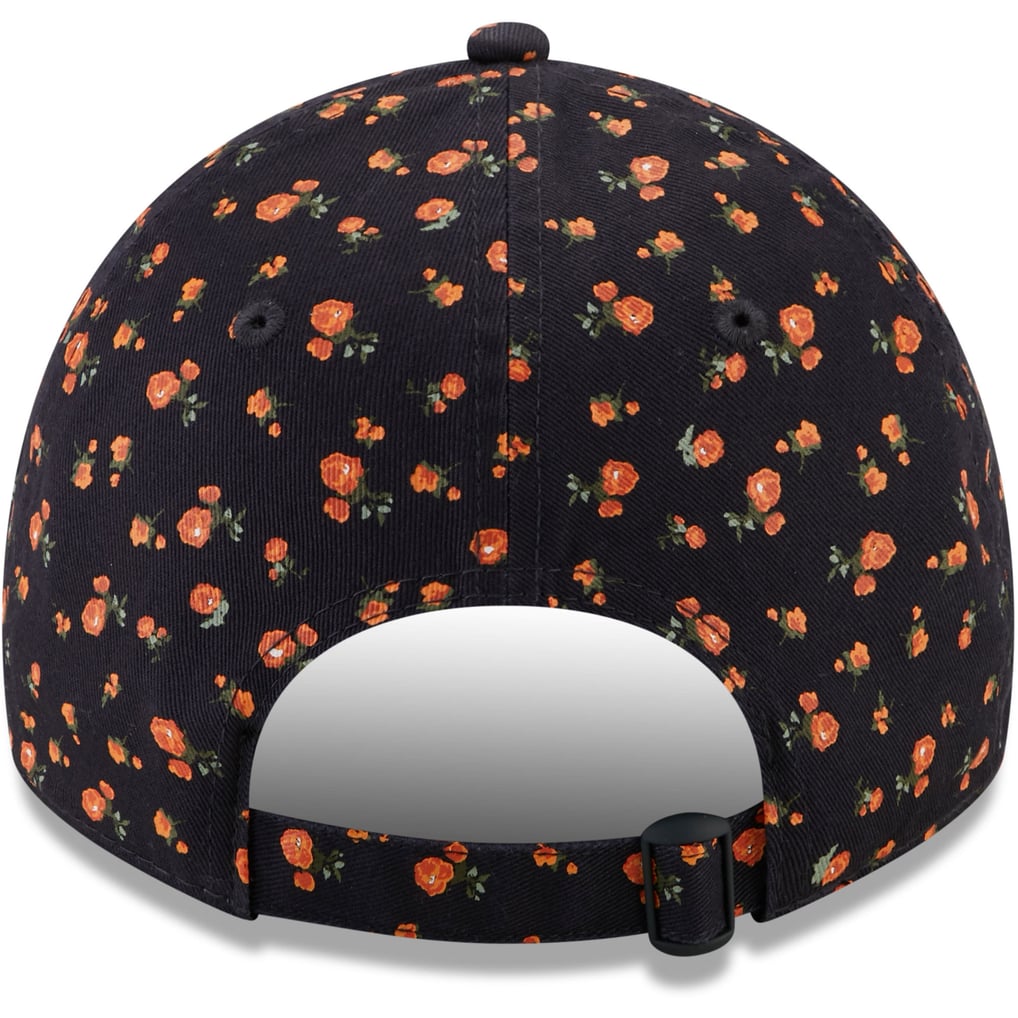 Era Houston Astros 9TWENTY Hat Womens Navy Orange Floral Adjustable Cap Houston Astros Spring Floral Navy 9FORTY A-Frame Snapback  main image 4