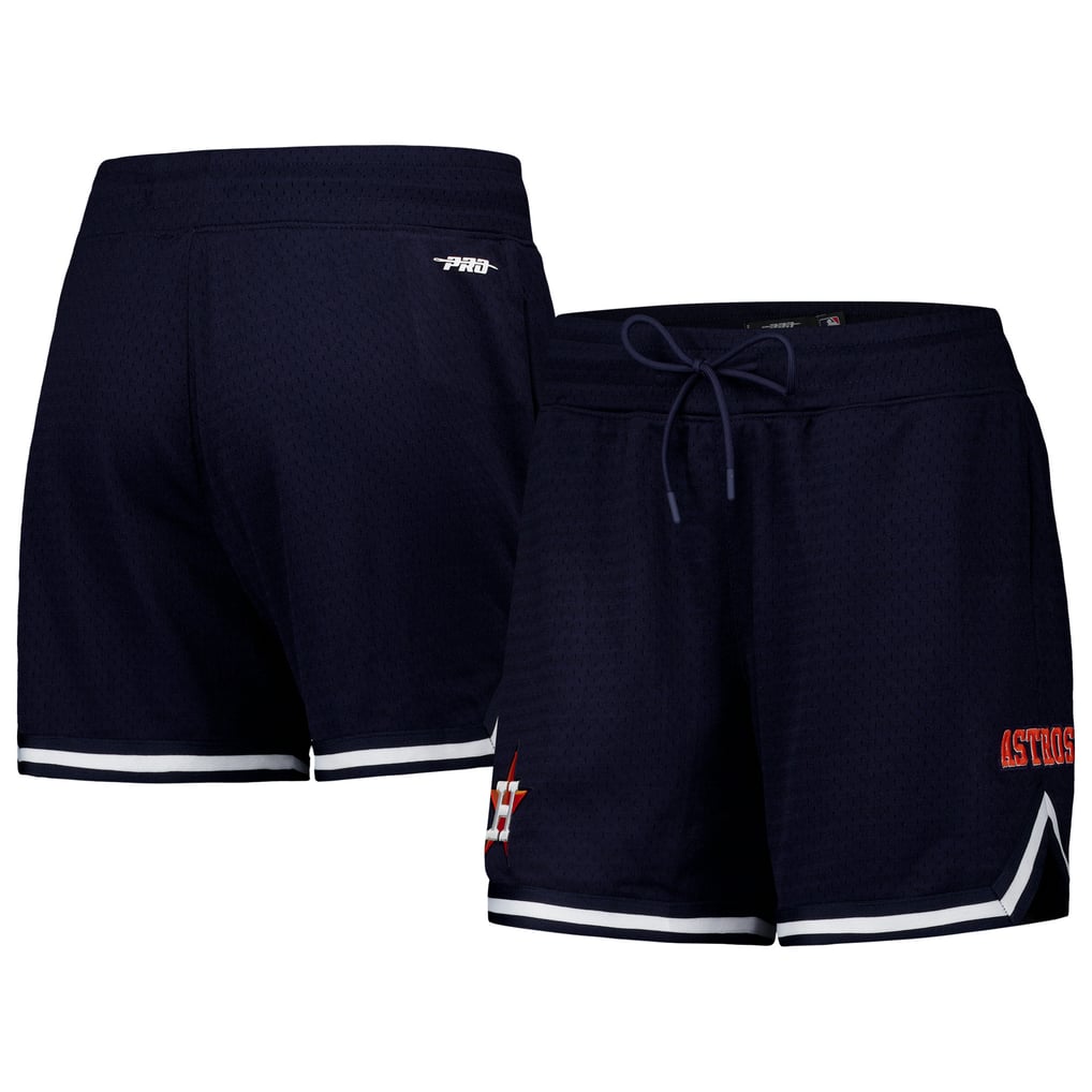Houston Astros Pro Standard Women's Classic Mesh Shorts - Navy