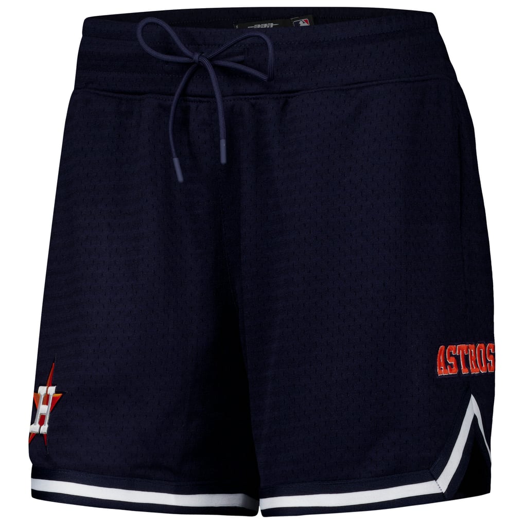 Houston Astros Pro Standard Women's Classic Mesh Shorts - Navy