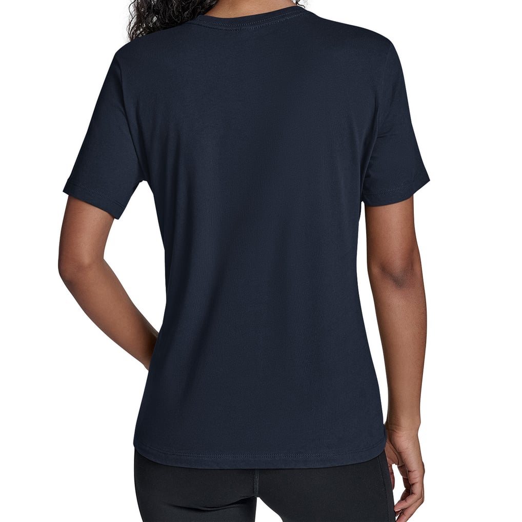  Houston Astros Starter Women's Groovy Script Team Fitted T-Shirt - Navy