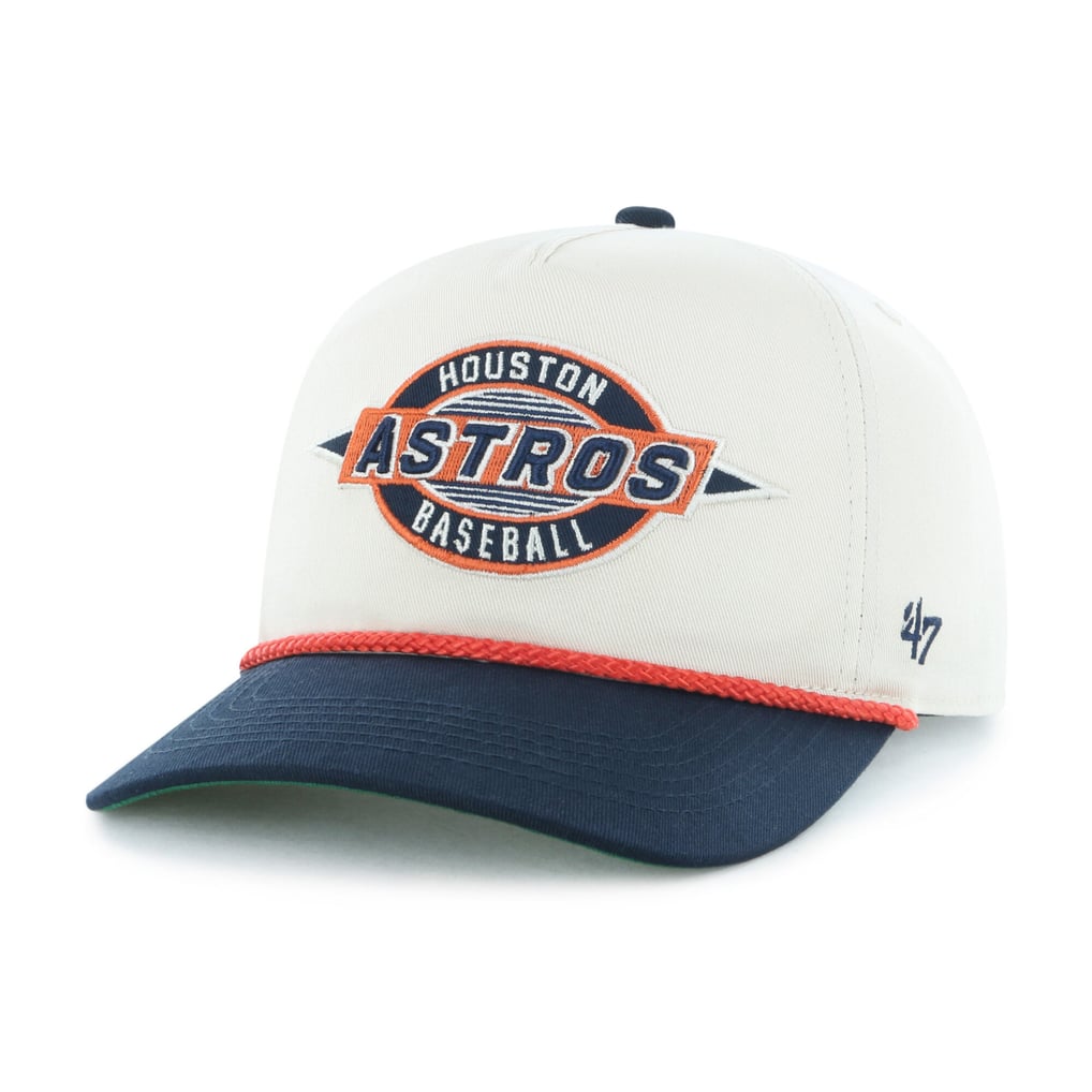 Houston Astros '47 Youth Frame Out Hitch Adjustable Hat - Natural/Navy