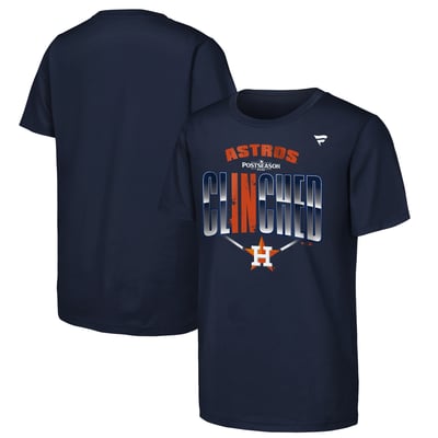 Houston Astros Fanatics Youth 2026 MLB Postseason Locker Room T-Shirt - Navy