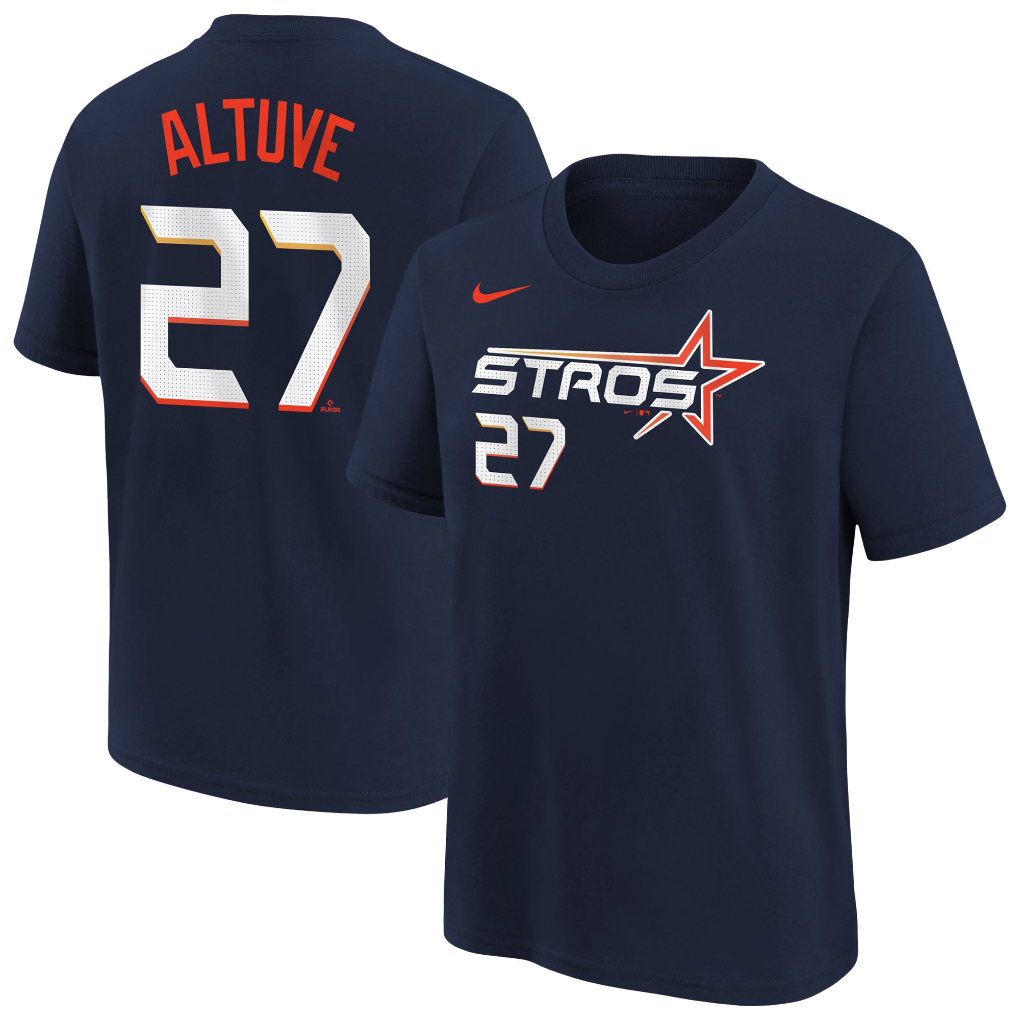 Jose Altuve Houston Astros Nike Youth Fuse City Connect Name 
