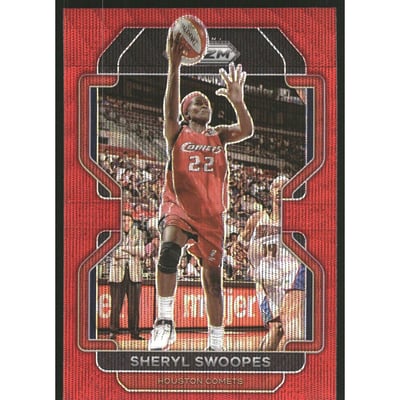 2022 Panini Prizm WNBA Prizms Ruby Wave #84 Sheryl Swoopes