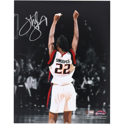 Sheryl Swoopes Houston Comets Autographed Fanatics Authentic 11" x 14" Celebrating Spotlight Photograph 