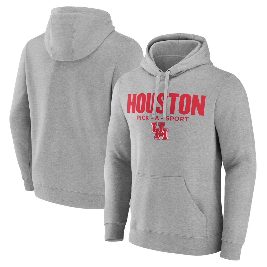 Houston Cougars Authentic Pick-A-Sport Pullover Hoodie – Gray