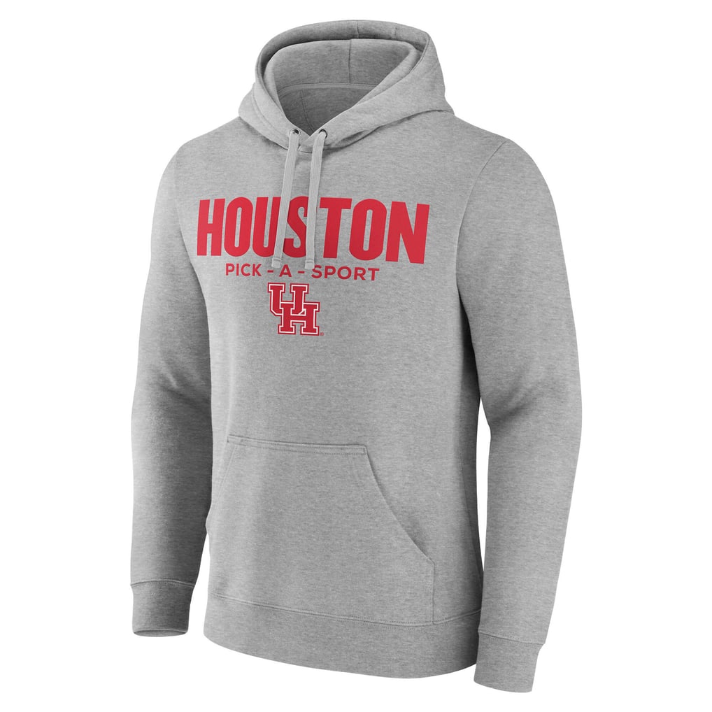 Houston Cougars Authentic Pick-A-Sport Pullover Hoodie – Gray