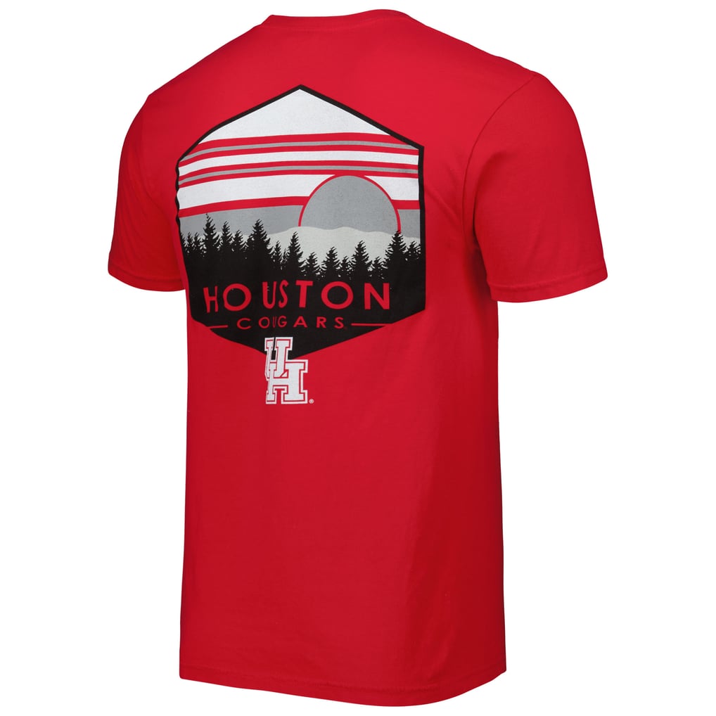 Houston Cougars Landscape Shield T-Shirt - Red