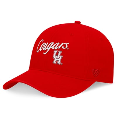  Houston Cougars Top of the World Women's Heritage CeeCee Adjustable Hat - Red