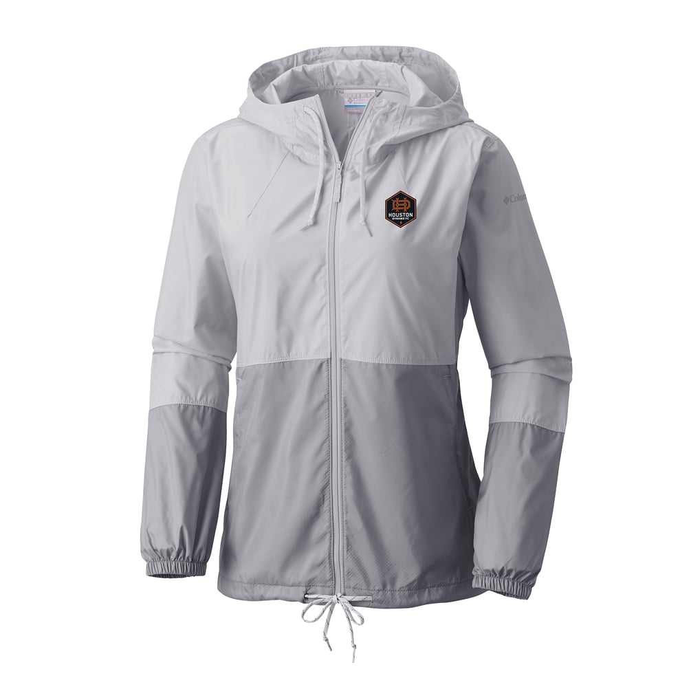 Houston Dynamo FC Columbia Women's Flash Forward Full-Zip Windbreaker Jacket - White
