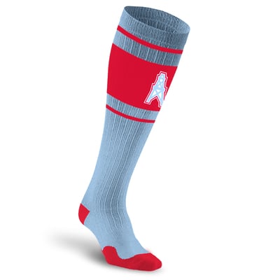 Houston Oilers PRO Compression Unisex  Throwback Over-the-Calf Compression Socks