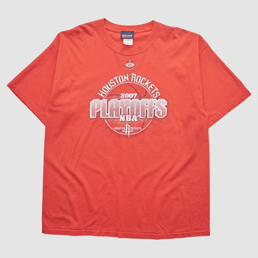 Houston Rockets 2007 T-Shirt - Red - XL by Fanatics Real Vintage