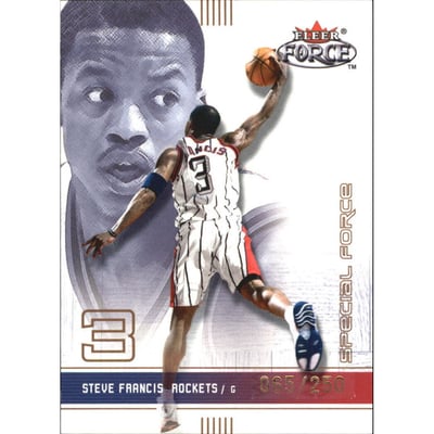 2001-02 Fleer Force Special Forces #3 Steve Francis