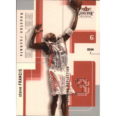 2003-04 Fleer Genuine Insider Reflections #52 Steve Francis