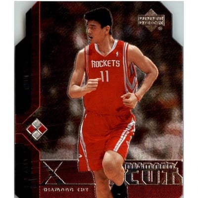 2004-05 Black Diamond Die Cuts Double Diamond #DC20 Yao Ming