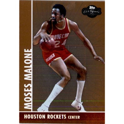 2008-09 Topps Co-Signers Bronze #95 Moses Malone