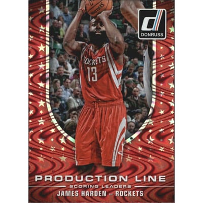 2014-15 Donruss Production Line Scoring Swirlorama #5 James Harden