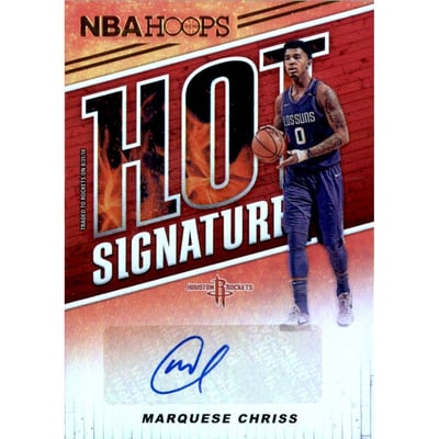 2018-19 Hoops Hot Signatures #46 Marquese Chriss