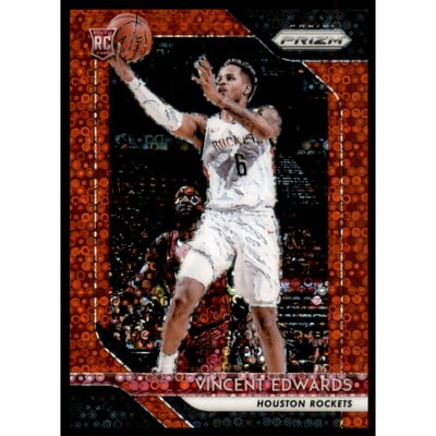 2018-19 Panini Prizm Prizms Fast Break Red #14 Vincent Edwards