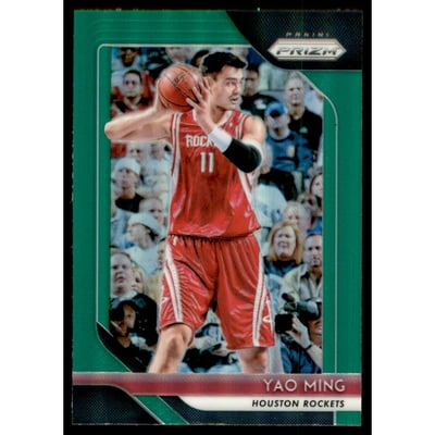 2018-19 Panini Prizm Prizms Green #135 Yao Ming