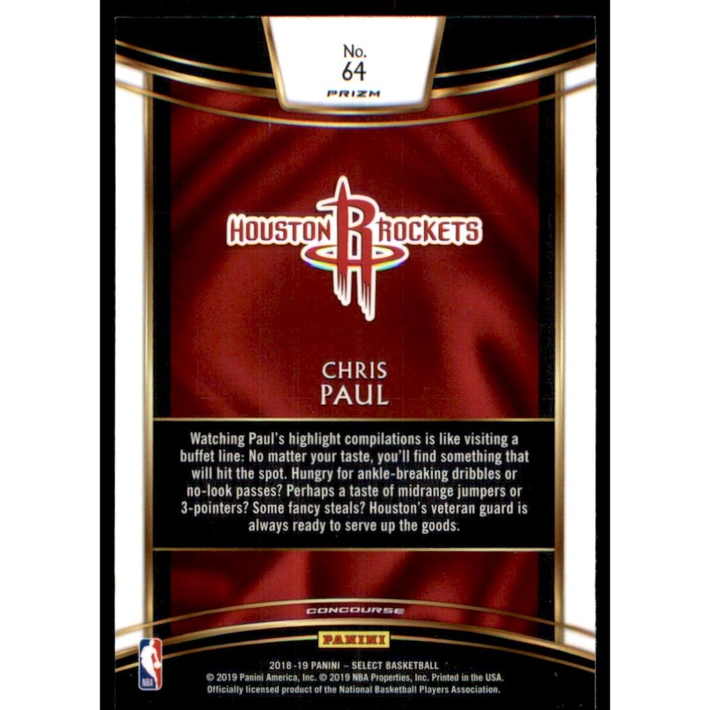 2018-19 Select Prizms Scope #64 Chris Paul